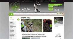 Desktop Screenshot of divinedog.se